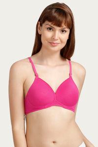 Buy Lovable Lightly Padded Non Wired  Bra - Pink