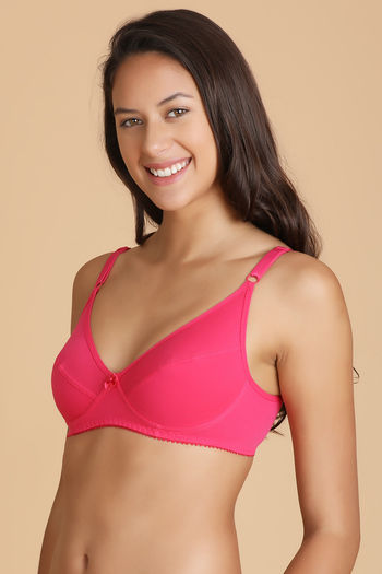 fruit of the loom seamed wirefree bra