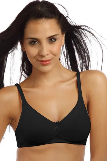 Buy Lovable All Day Comfort Non-Padded Wirefree Bra - Black at Rs