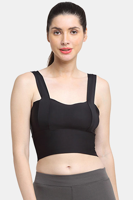 Buy Zelocity Quick Dry Sports Bra With Removable Padding - Corsair at  Rs.718 online