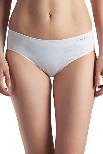 Buy Lavos High Rise No Visible Panty Line Hipster Brief - White at Rs.309  online