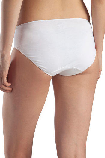 Lavos High Rise No Visible Panty Line Hipster Brief - White
