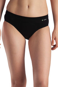 Buy Lavos High Rise No Stain Period Hipster Brief - Black