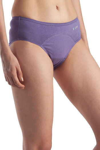 Buy Lavos Bamboo Cotton Brown/Gunmetal No Stain Periods Panty Online
