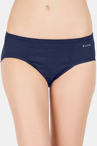 Buy Lavos High Rise No Stain Period Hipster Brief - Blue