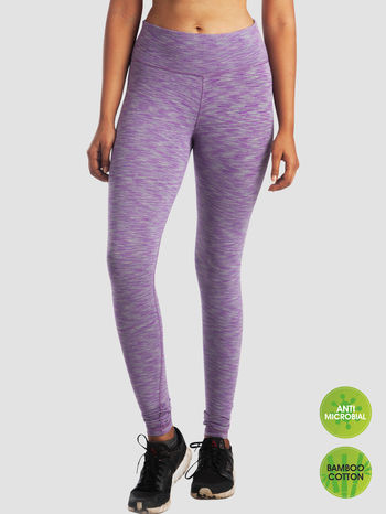 Buy Lavos Bamboo With Organic Cotton Anti Microbial Skin Fit Pants  - Purple
