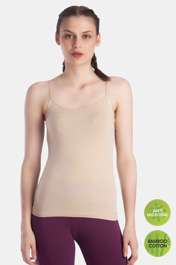 Buy Lavos Organic Cotton & Bamboo Strappy Tank Camisole - Skin
