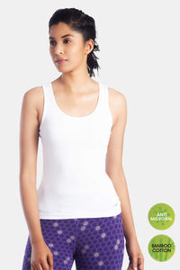 Buy Lavos Organic Cotton & Bamboo Camisole - White