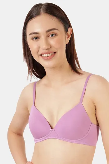 Buy Marks & Spencer Padded Non Wired Full Coverage T-Shirt Bra (Pack of 2)  - Light Natural at Rs.1120 online