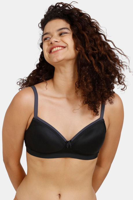 Buy Marks & Spencer Padded Non Wired Full Coverage T-Shirt Bra - Black Mix  at Rs.2239 online