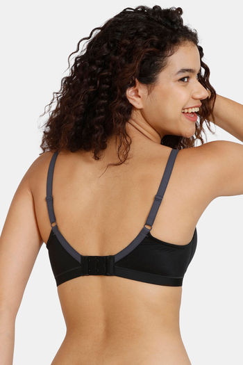 Buy Marks & Spencer Padded Non Wired Full Coverage T-Shirt Bra - Black Mix  at Rs.1959 online