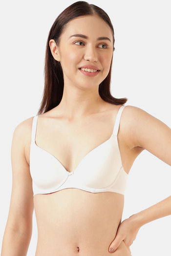 Buy Marks & Spencer Padded Wired Full Coverage T-Shirt Bra (Pack of 2) - Faded Blue