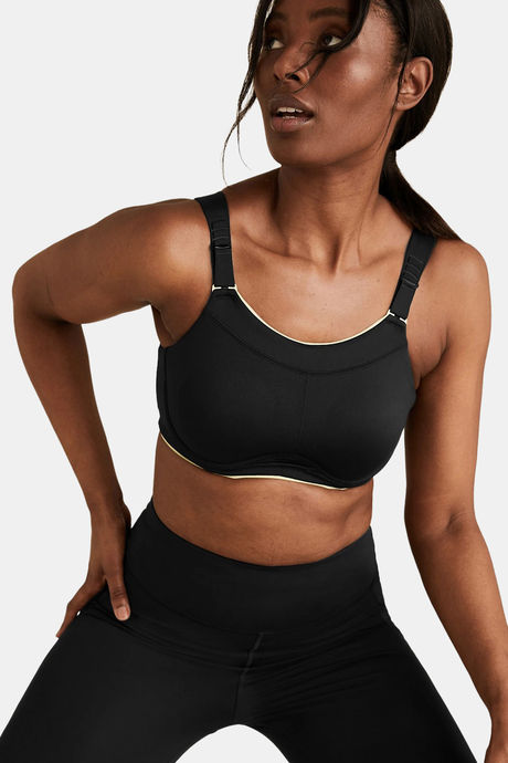 Marks & Spencer Double Layered Wired Medium Coverage T-Shirt Bra - Black