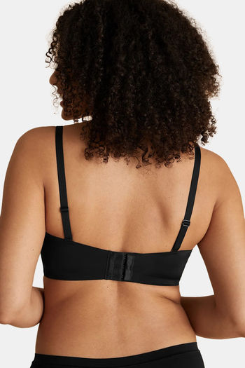 Buy Marks & Spencer Padded Non Wired Full Coverage Super Support Bra -  Black Mix at Rs.1125 online