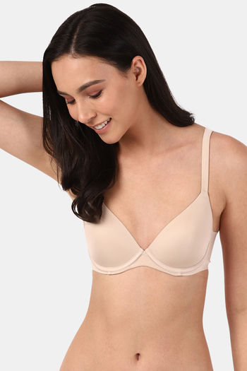 Buy Marks & Spencer Padded Non Wired Full Coverage Lace Bra - Black at  Rs.1099 online
