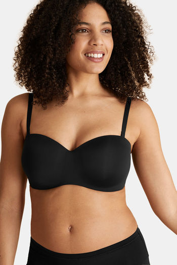 NEW! M&S Marks & Spencer black floral non-padded Maximum/Extra Support bra