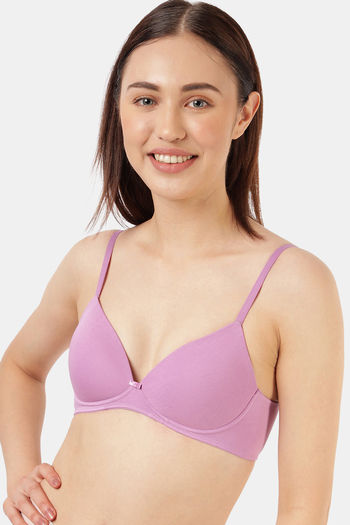 Buy Marks & Spencer Padded Non Wired Full Coverage T-Shirt Bra (Pack 2) -  Light Natural at Rs.1400 online