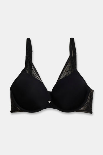 Buy Marks & Spencer Padded Wired Full Coverage Push-Up Bra - Black at ...