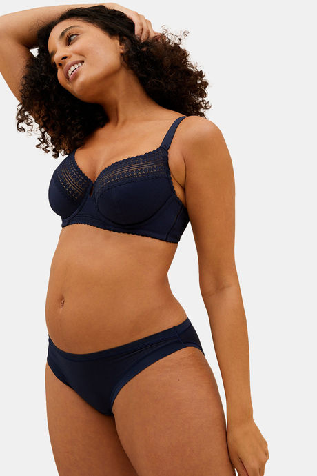 Buy Marks & Spencer Padded Wired Full Coverage T-Shirt Bra - Navy at  Rs.1374 online