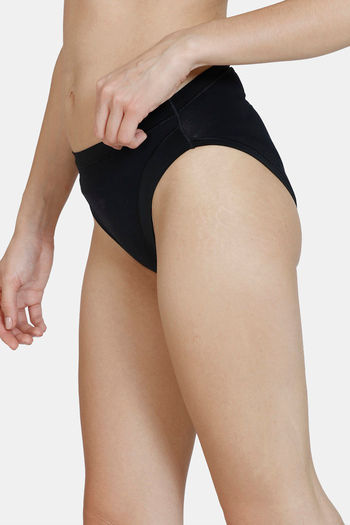 Buy Marks & Spencer High Rise Full Coverage Hipster Panty (Pack of 3) -  Assorted at Rs.675 online