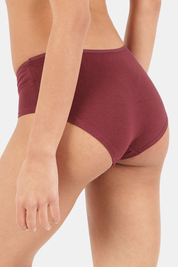 Buy Marks & Spencer Medium Rise Three-Fourth Coverage Hipster Panty (Pack  of 5) - Assorted at Rs.649 online