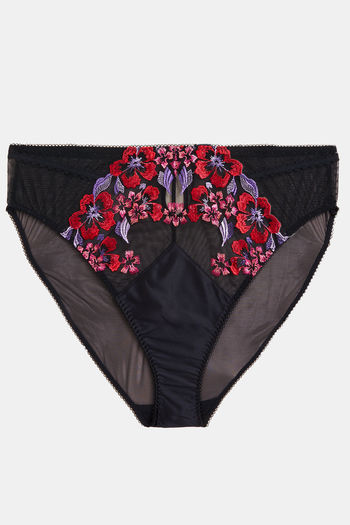 Buy Marks & Spencer High Rise Full Coverage Hipster Panty - Black Mix at  Rs.714 online