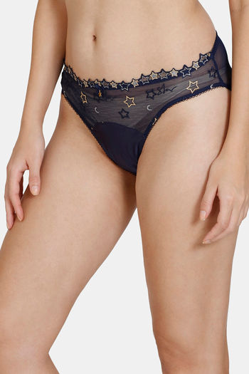 Astrid Brief Lace-Lined Panty Four-Pack