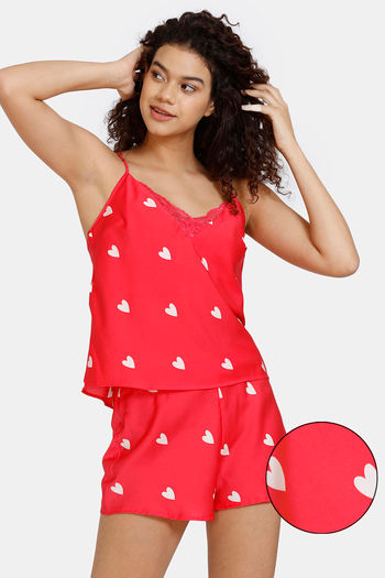 Buy Marks & Spencer Dream Satin Cami Pyjama Set - Lipstick