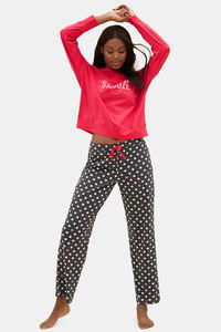 Buy Marks & Spencer Cotton Pyajama Set - Pink Mix
