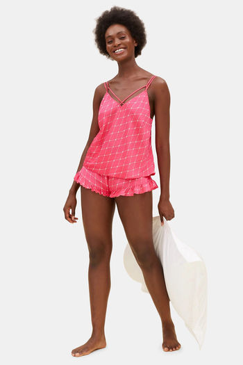 Buy Marks & Spencer Polyester Camisole - Pink Mix at Rs.1000 online