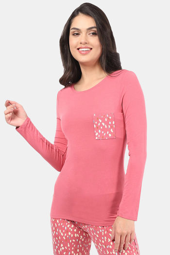 Buy Marks & Spencer Cotton Sleep Top - Pink Mix