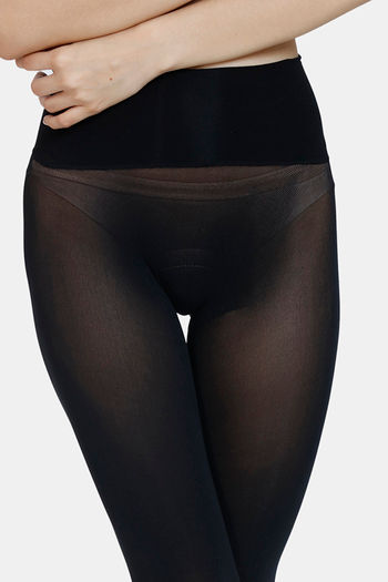 Buy Marks & Spencer Denier Soft Luxe Seamless Opaque Stockings - Black at Rs .650 online