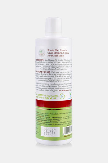 Buy Mamaearth's Onion Hair Oil for Hair Regrowth & Hair Fall Control 250 ML (Pack of 1) - Transparent Pale Yellow at online | Health & Hygiene online Buy Mamaearth's Onion Hair Oil for Hair Regrowth & Hair Fall Control 250 ML (Pack of 1) - Transparent Pale Yellow at online | Health & Hygiene online
