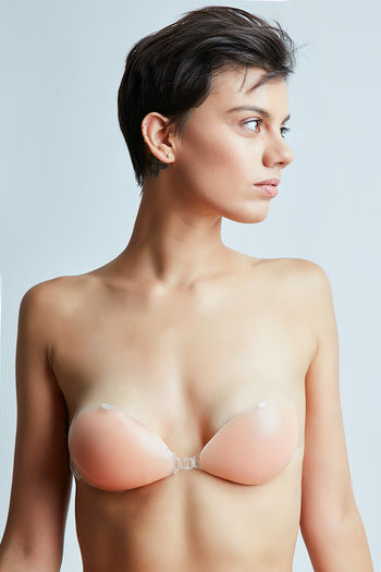 The Party Bra - Ultra Padded Stick on Bra, Nude, A Cup at  Women's  Clothing store