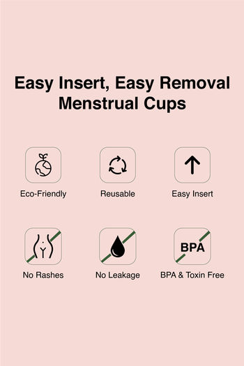 i-activ Menstrual Cup for Women  Rash-Free, Leak-Free & Ultra