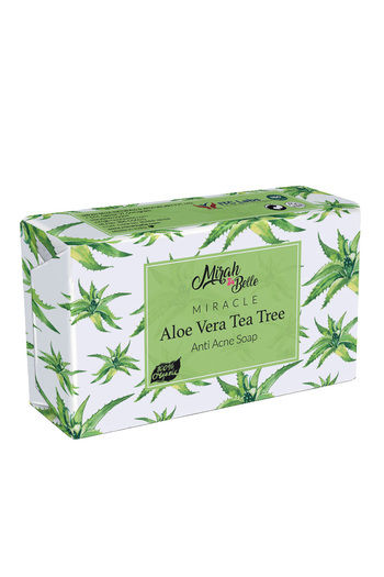 Buy Mirah Belle Organic Aloe Vera Tea Tree Anti Acne Soap (150 ml)