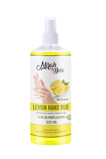 Buy Mirah Belle Lemon Hand Rub Sanitizer Spray (550ml)