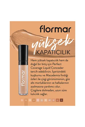 Buy Flormar Perfect Coverage Liquid Concealer 003 Light Beige (5