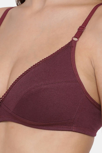 Buy Lyra Single Layered Non-Wired 3/4Th Coverage T-Shirt Bra (Pack of 2) -  Violet Babypink at Rs.598 online
