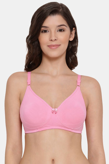 Buy Lyra Single Layered Non-Wired 3/4Th Coverage T-Shirt Bra (Pack of 2) -  Black Babypink at Rs.700 online