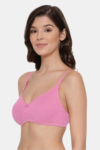 Buy Lyra Women's Non-padded T-shirt Bra Fuchsia Pack Of 2 - Pink