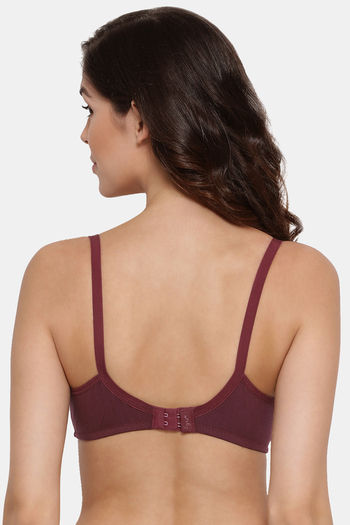 Buy Lyra Single Layered Non-Wired 3/4Th Coverage T-Shirt Bra (Pack of 2) -  Wine Violet at Rs.700 online