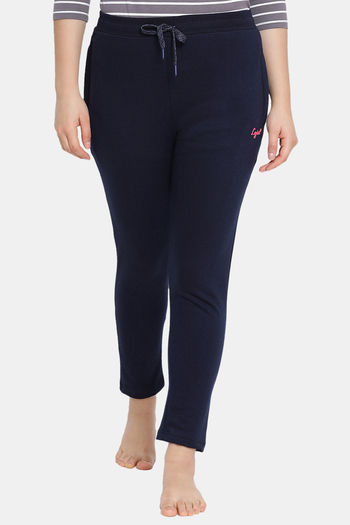 Buy Lyra Mid Rise Track Pant - Navy Blue at Rs.750 online