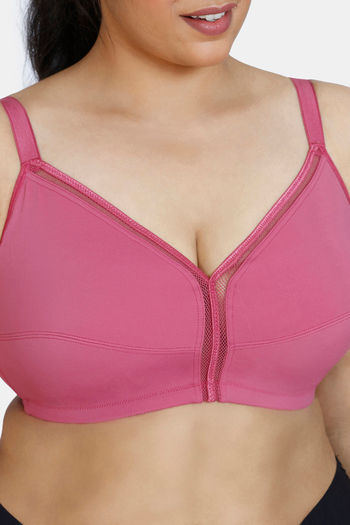 Buy Zivame True Curv Cotton Laminated Non Wired Full Coverage Minimiser Bra  - Malaga at Rs.897 online