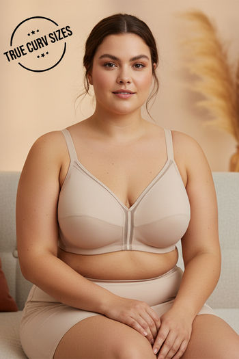 Buy Zivame True Curv Cotton Laminated Non Wired Full Coverage Minimiser Bra - Roebuck