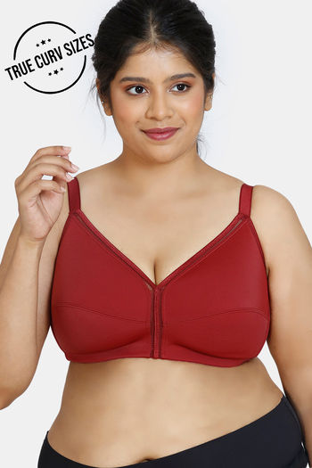 Buy Zivame True Curv Cotton Laminated Non Wired Full Coverage Minimiser Bra  - Sundried Tomato2 at Rs.972 online