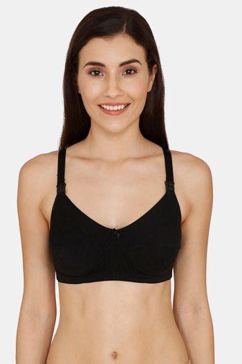 Zivame Beautiful Basics Double Layered Non Wired Full Coverage Backless Bra  - Terra Cotta