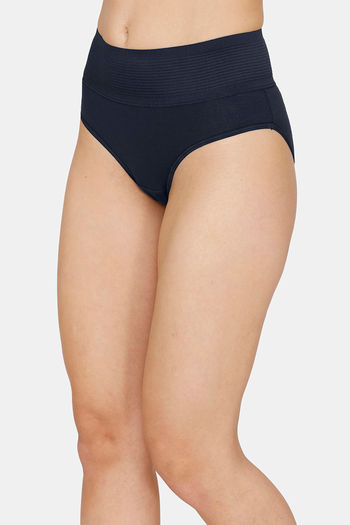 Buy ELK Pack Of 6 Solid High Waist Hipster Panty - Multi Online at Low  Prices in India 