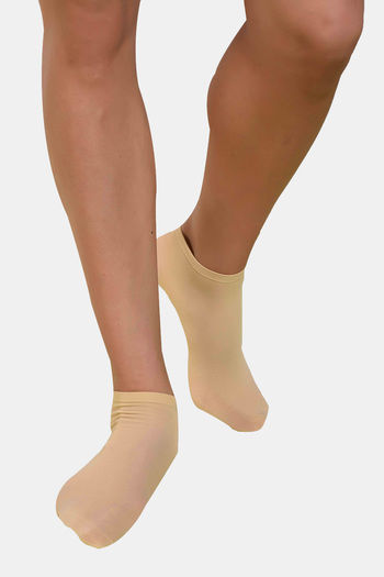 Buy NEXT2SKIN Women's Nylon Ankle Length Transparent Socks - Pack