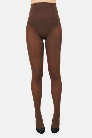 Next2Skin Opaque Pantyhose - Brown